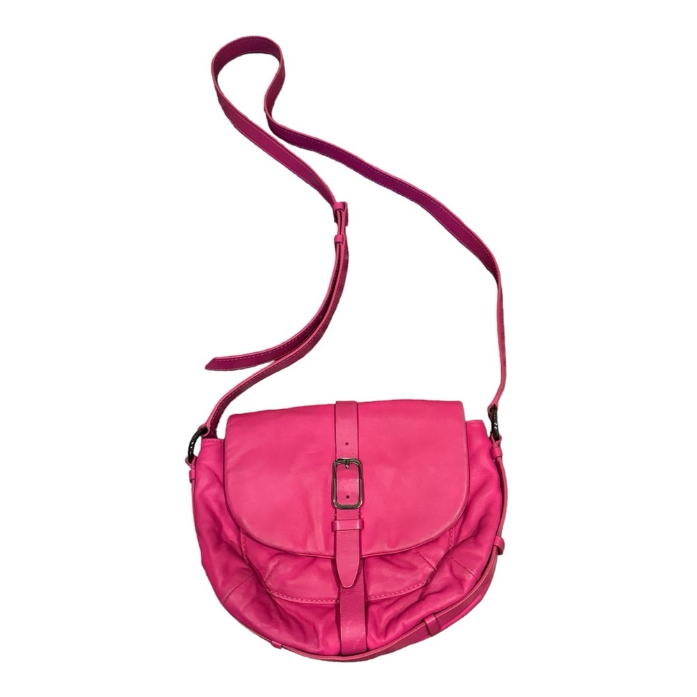 Maria Sharapova for Cole Haan pink crossbody leather satchel